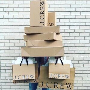 J Crew 4 Piece Mystery Bundle Reseller Box Sm Med Lg Dress Skirt Blouse Jeans